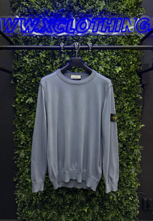 STONE ISLAND SOFT ORGANIC COTTON KNIT CREWNECK JUMPER