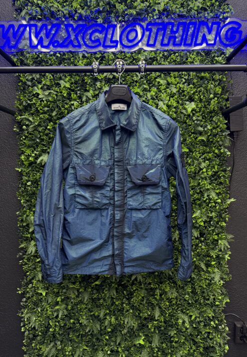 STONE ISLAND NYLON METAL WEFT OVERSHIRT