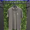 STONE ISLAND PIGMENT DYE SLIM FIT POLO SHIRT