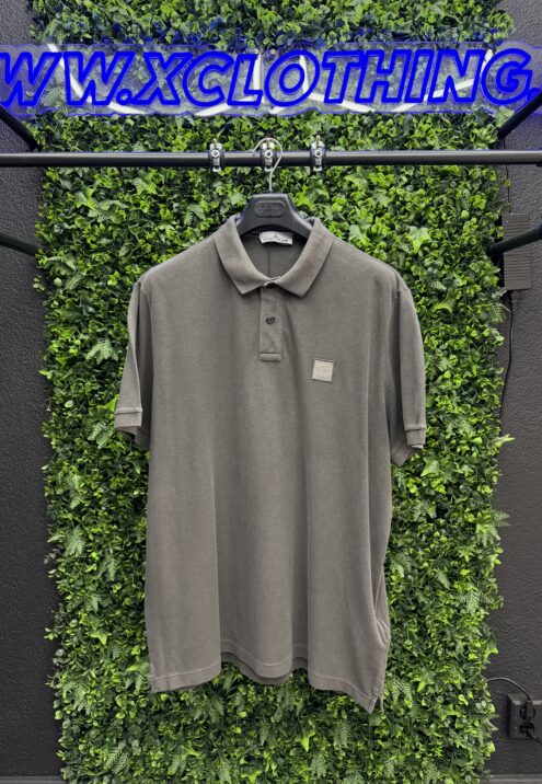 STONE ISLAND PIGMENT DYE SLIM FIT POLO SHIRT