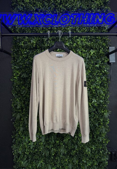 STONE ISLAND SOFT ORGANIC COTTON KNIT CREWNECK JUMPER