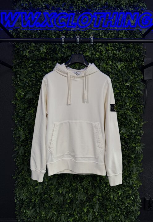 STONE ISLAND ORGANIC COTTON FLEECE HOODIE