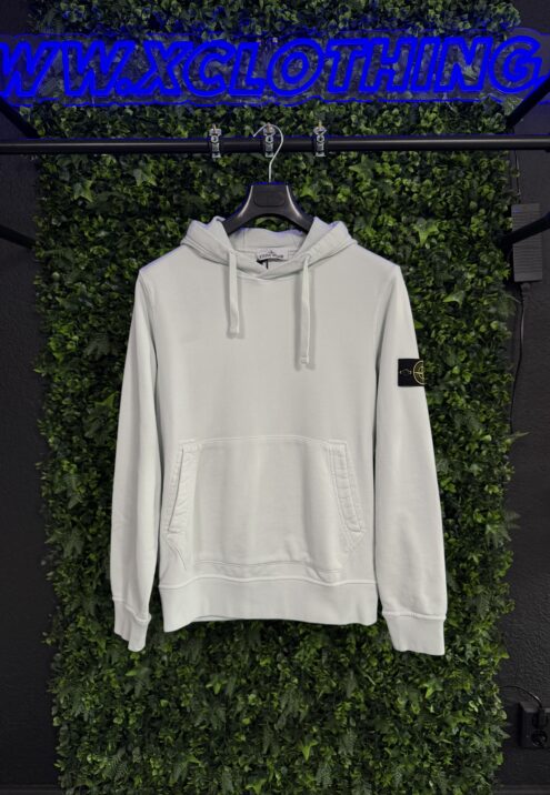 STONE ISLAND ORGANIC COTTON FLEECE HOODIE