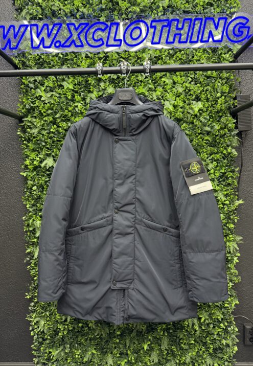 STONE ISLAND MICRO TWILL HOODED DOWN PARKA
