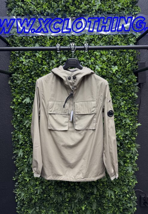 C.P. COMPANY COTTON RIPSTOP HOODED LENS OVERSHIRT