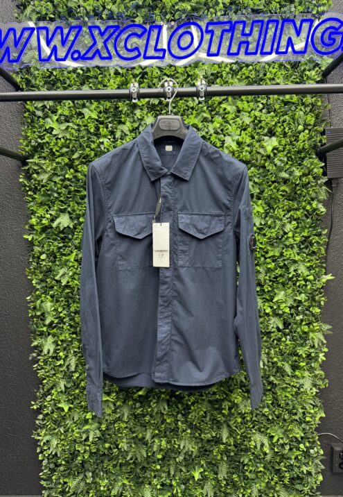 C.P. COMPANY GABARDINE POCKET LENS OVERSHIRT