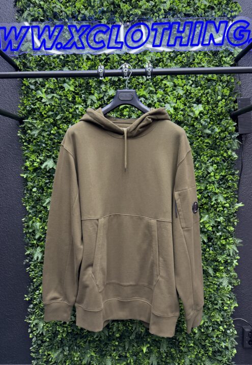 C.P. COMPANY DIAGONAL RAISED LENS HOODIE