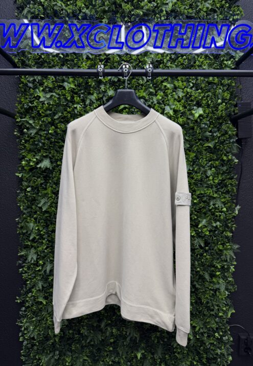 STONE ISLAND GHOST FLEECE CREWNECK SWEATSHIRT