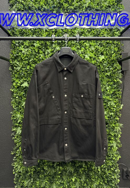 STONE ISLAND BULL DENIM RESEARCH MULTI POCKET OVERSHIRT