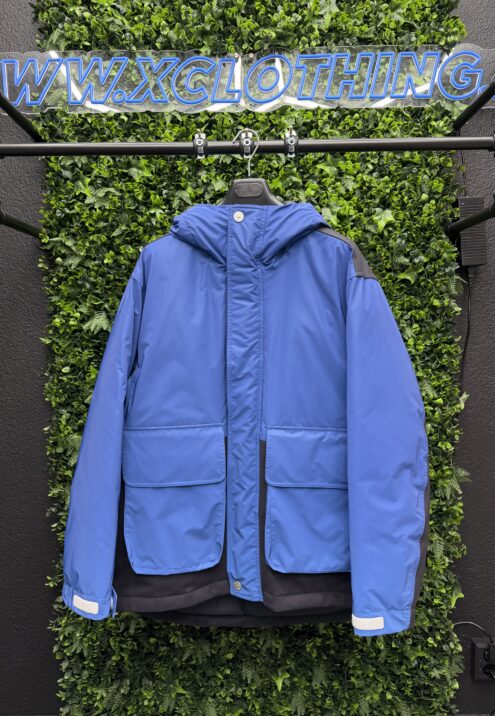 STONE ISLAND MARINA PANNO RESINATO WITH PLATED REFLECTIVE DOWN JACKET