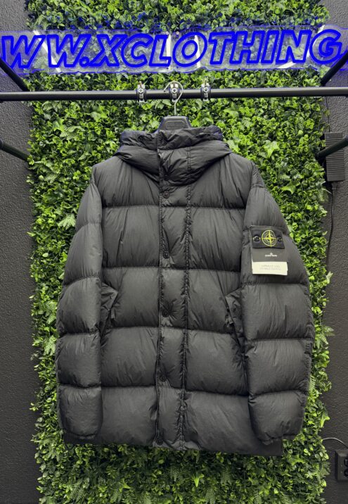 STONE ISLAND CRINKLE REPS HOODED DOWN PARKA