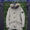 STONE ISLAND MICRO REPS HOODED DOWN JACKET
