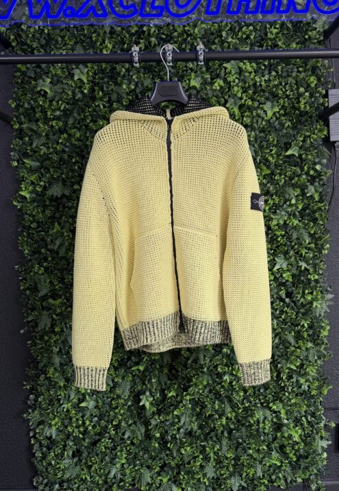 STONE ISLAND UV-REACTIVE_CHAIN STITCH HANDMADE EFFECT KNIT