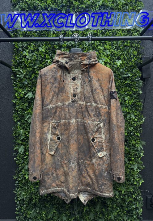 STONE ISLAND PAINTBALL CAMO COTTON CORDURA JACKET