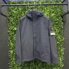 STONE ISLAND SOFT SHELL-R_E.DYE® TECHNOLOGY, RECYCLED POLYESTER JACKET
