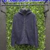 STONE ISLAND FULL ZIP WOOL CARDIGAN WITH NASLAN HOOD